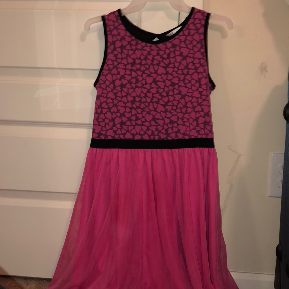 cute hear designed dress